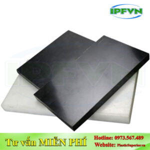 Tấm Nhựa Kỹ Thuật POM Delrin Màu Đen Hiệu Năng Cao, Độ Cứng Cao (1)